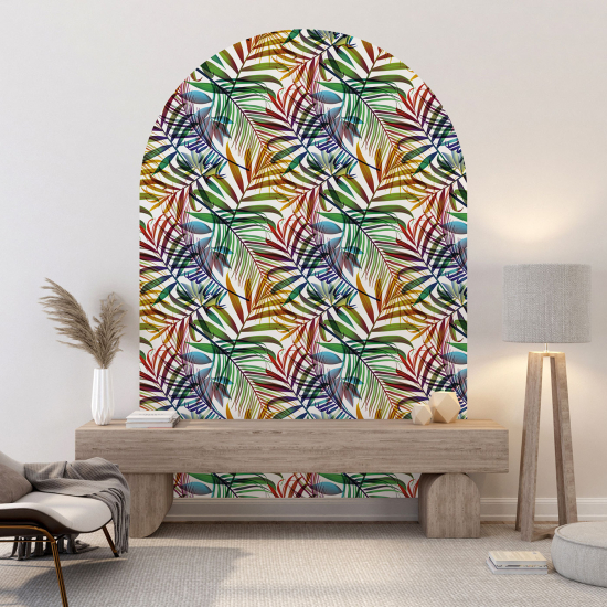 Vinilo Adhesivo Decorativo Arco - Motivo botánico