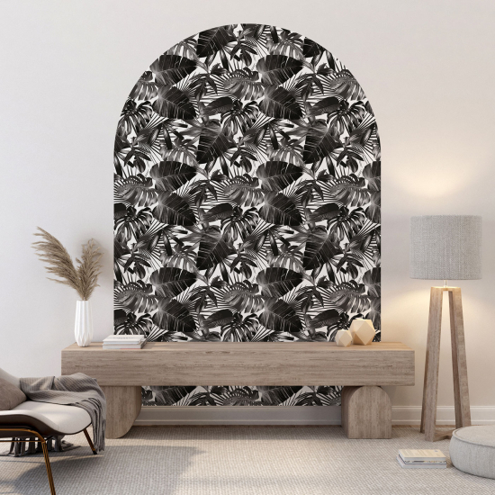Vinilo Adhesivo Decorativo Arco - Motivo botánico