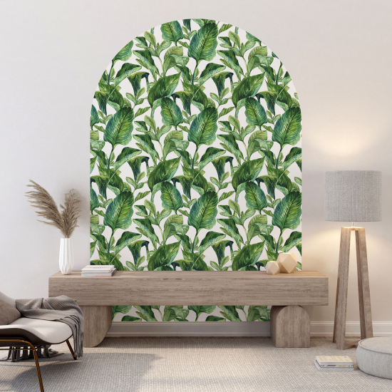 Vinilo Adhesivo Decorativo Arco - Motivo botánico