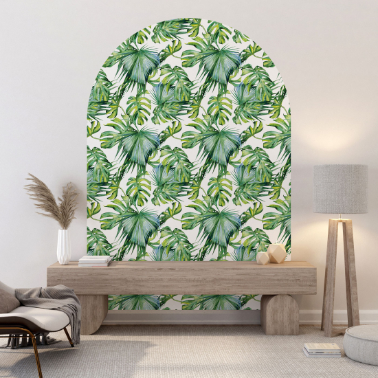 Vinilo Adhesivo Decorativo Arco - Motivo botánico