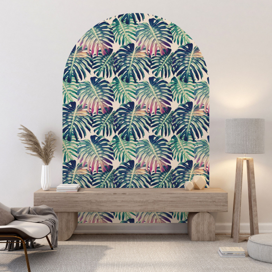 Vinilo Adhesivo Decorativo Arco - Motivo botánico