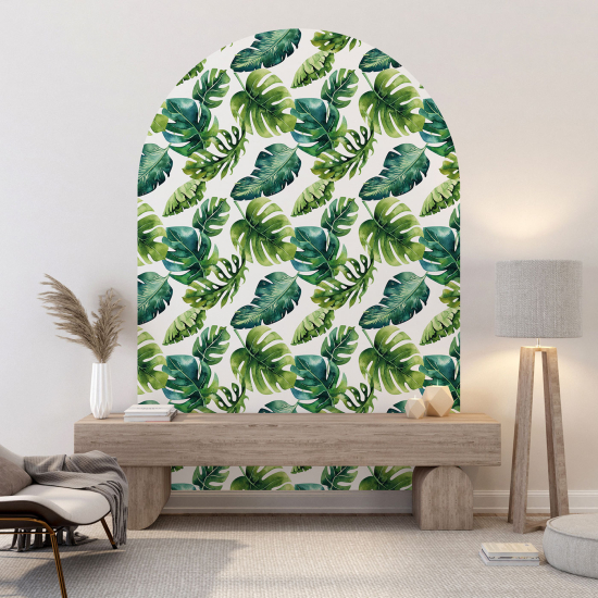 Vinilo Adhesivo Decorativo Arco - Motivo botánico