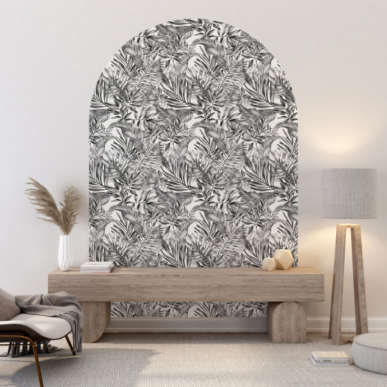 Vinilo Adhesivo Decorativo Arco - Motivo botánico