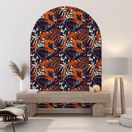 Vinilo Adhesivo Decorativo Arco - Motivo botánico