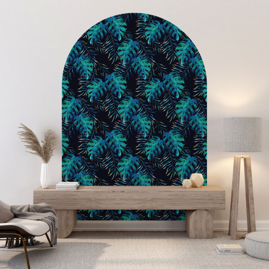 Vinilo Adhesivo Decorativo Arco - Motivo botánico