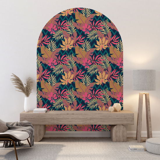 Vinilo Adhesivo Decorativo Arco - Motivo botánico