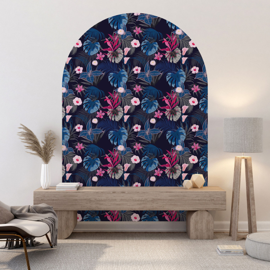 Vinilo Adhesivo Decorativo Arco - Motivo botánico