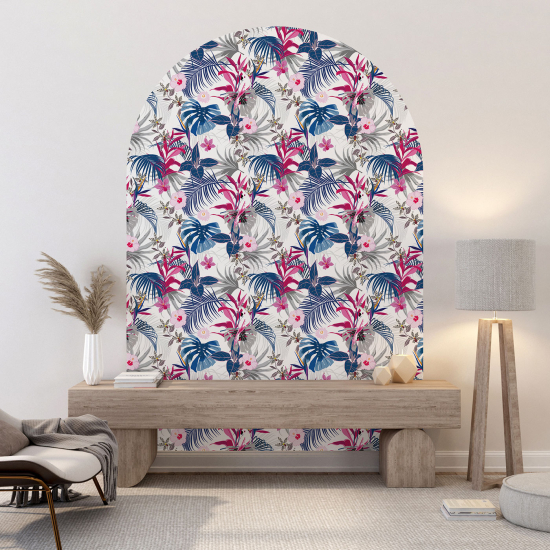Vinilo Adhesivo Decorativo Arco - Motivo botánico