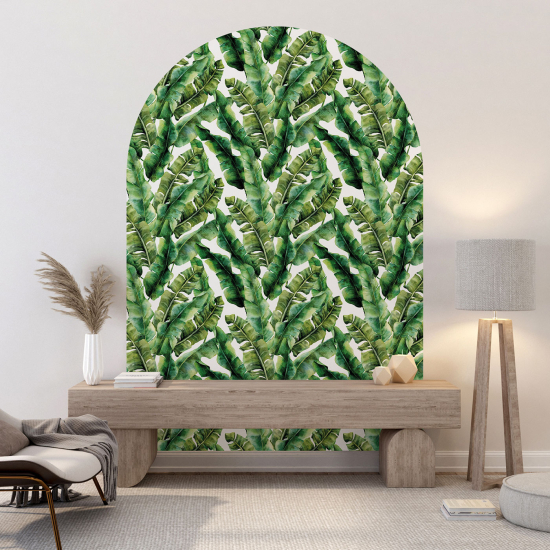 Vinilo Adhesivo Decorativo Arco - Motivo botánico