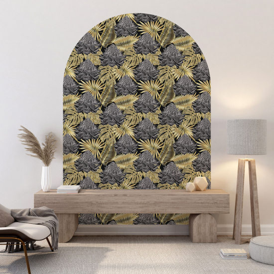 Vinilo Adhesivo Decorativo Arco - Motivo botánico