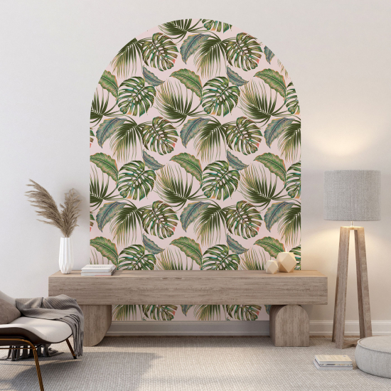 Vinilo Adhesivo Decorativo Arco - Motivo botánico