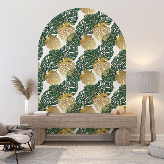 Vinilo Adhesivo Decorativo Arco - Motivo botánico