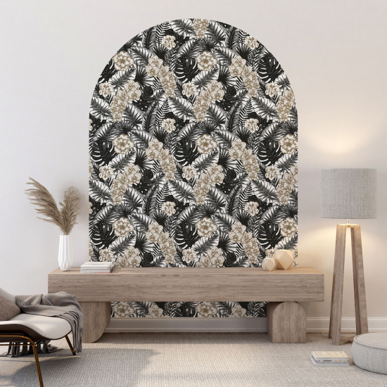Vinilo Adhesivo Decorativo Arco - Motivo botánico