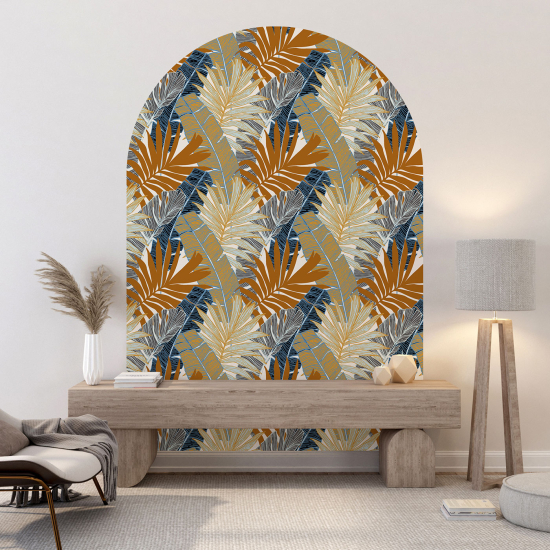 Vinilo Adhesivo Decorativo Arco - Motivo botánico
