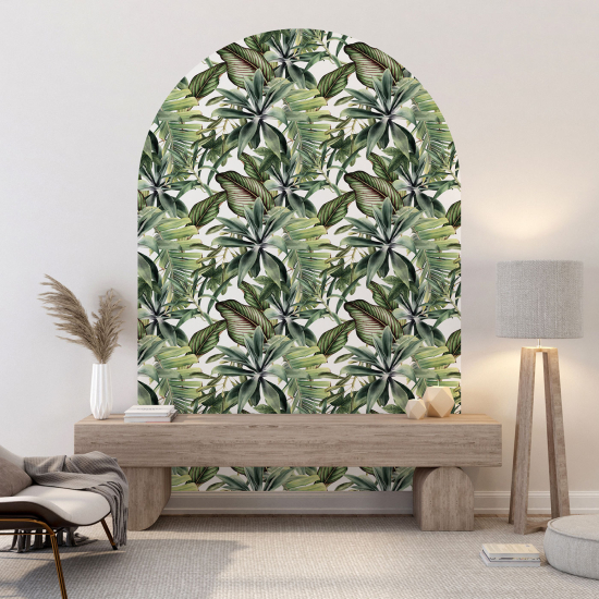 Vinilo Adhesivo Decorativo Arco - Motivo botánico