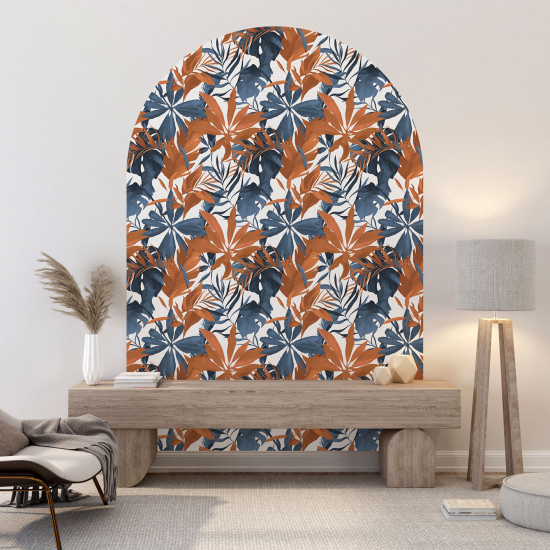 Vinilo Adhesivo Decorativo Arco - Motivo botánico