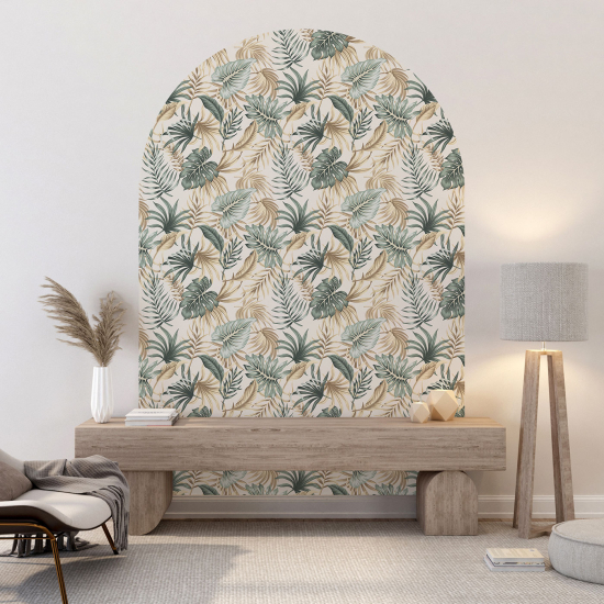 Vinilo Adhesivo Decorativo Arco - Motivo botánico