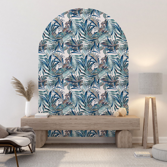 Vinilo Adhesivo Decorativo Arco - Motivo botánico