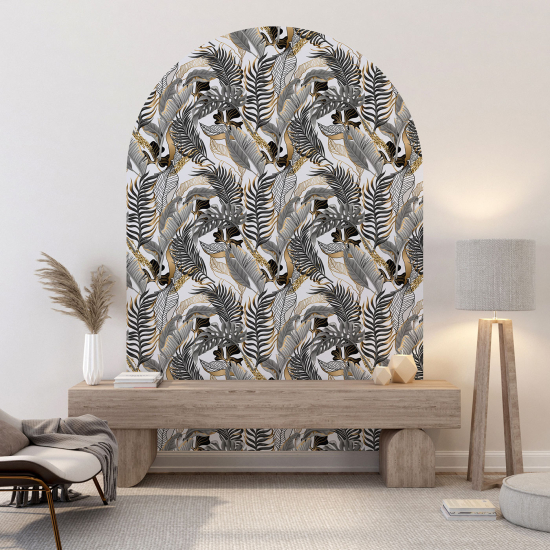 Vinilo Adhesivo Decorativo Arco - Motivo botánico