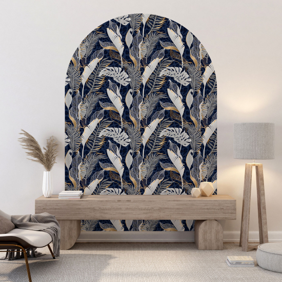 Vinilo Adhesivo Decorativo Arco - Motivo botánico