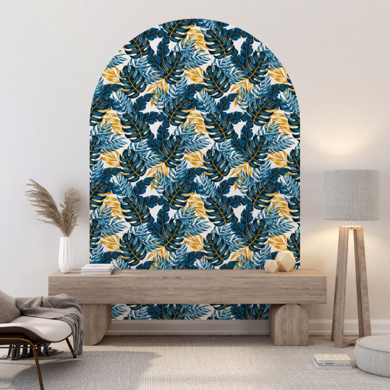 Vinilo Adhesivo Decorativo Arco - Motivo botánico