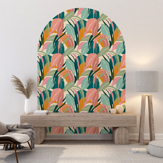 Vinilo Adhesivo Decorativo Arco - Motivo botánico