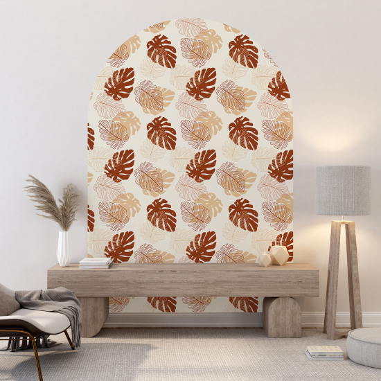 Vinilo Adhesivo Decorativo Arco - Motivo botánico