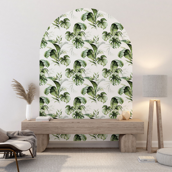 Vinilo Adhesivo Decorativo Arco - Motivo botánico