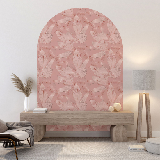 Vinilo Adhesivo Decorativo Arco - Motivo botánico