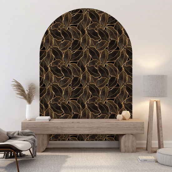 Vinilo Adhesivo Decorativo Arco - Motivo botánico