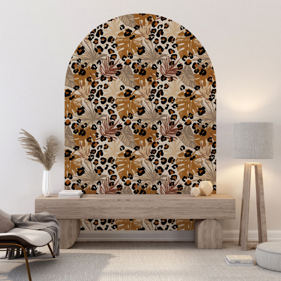 Vinilo Adhesivo Decorativo Arco - Motivo botánico