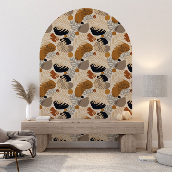 Vinilo Adhesivo Decorativo Arco - Motivo botánico