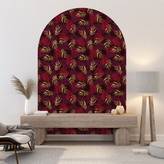Vinilo Adhesivo Decorativo Arco - Motivo botánico