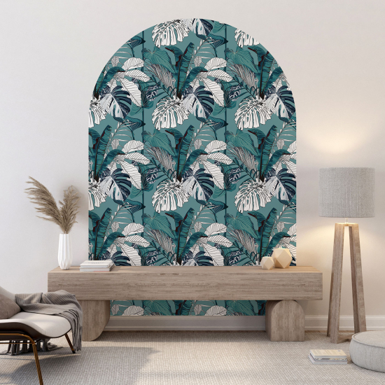 Vinilo Adhesivo Decorativo Arco - Motivo botánico