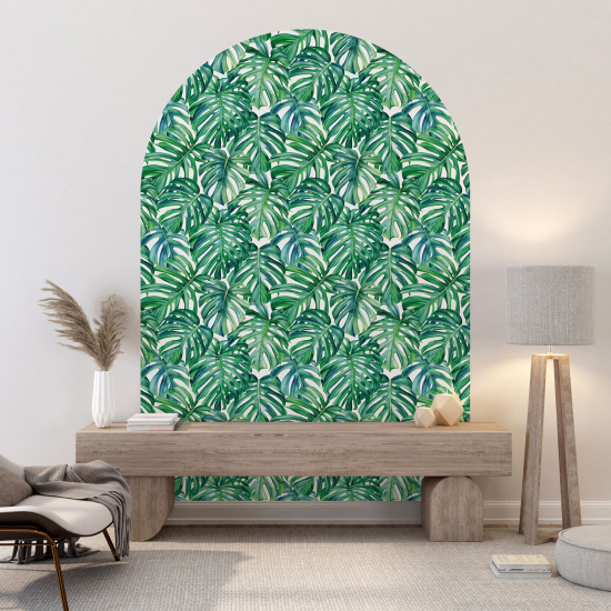 Vinilo Adhesivo Decorativo Arco - Motivo botánico