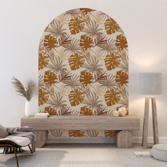 Vinilo Adhesivo Decorativo Arco - Motivo botánico