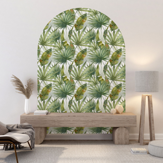 Vinilo Adhesivo Decorativo Arco - Motivo botánico