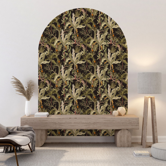 Vinilo Adhesivo Decorativo Arco - Motivo botánico