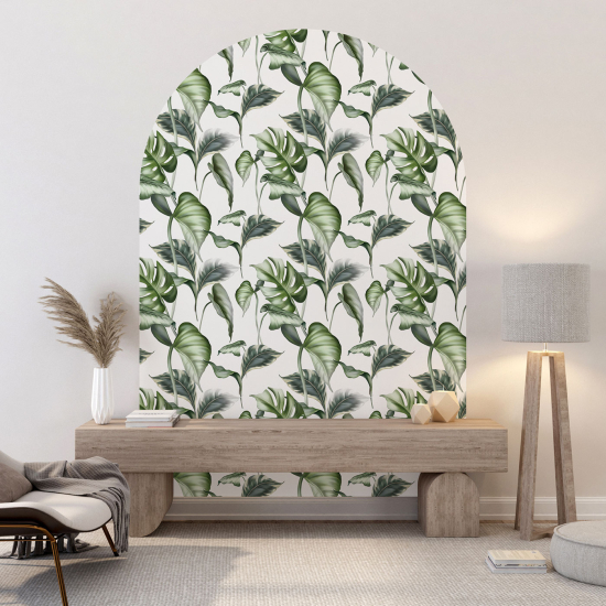 Vinilo Adhesivo Decorativo Arco - Motivo botánico