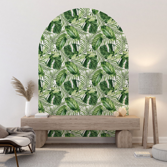 Vinilo Adhesivo Decorativo Arco - Motivo botánico