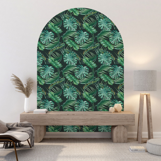 Vinilo Adhesivo Decorativo Arco - Motivo botánico