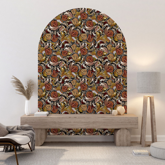 Vinilo Adhesivo Decorativo Arco - Motivo botánico
