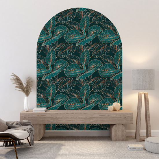 Vinilo Adhesivo Decorativo Arco - Motivo botánico