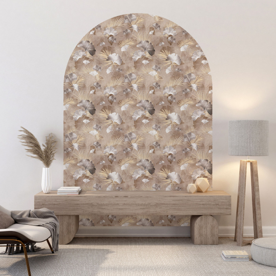 Vinilo Adhesivo Decorativo Arco - Motivo botánico