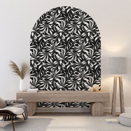 Vinilo Adhesivo Decorativo Arco - Motivo botánico