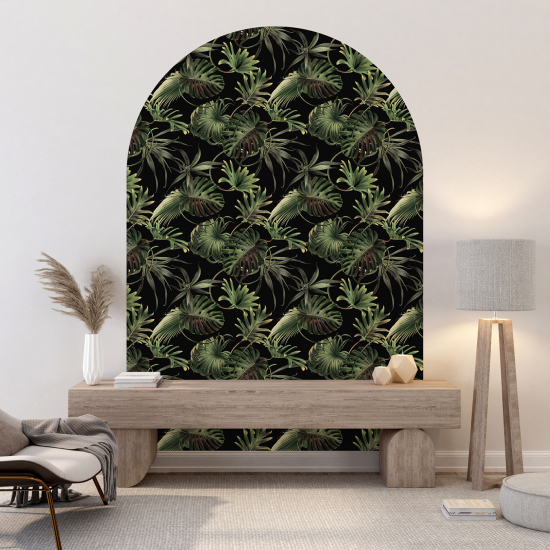 Vinilo Adhesivo Decorativo Arco - Motivo botánico