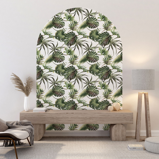 Vinilo Adhesivo Decorativo Arco - Motivo botánico