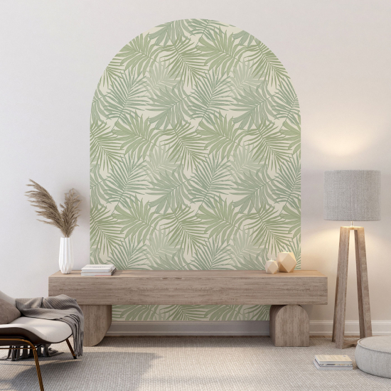 Vinilo Adhesivo Decorativo Arco - Motivo botánico