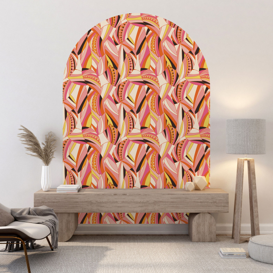 Vinilo Adhesivo Decorativo Arco - Motivo botánico