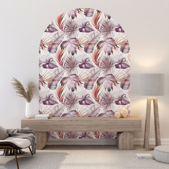 Vinilo Adhesivo Decorativo Arco - Motivo botánico